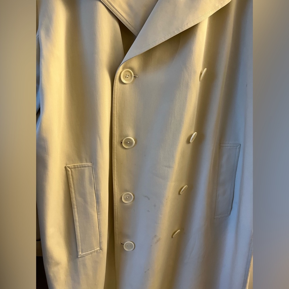 Lemaire Beige Wool Soft Coat - Large - Picture 8 of 15